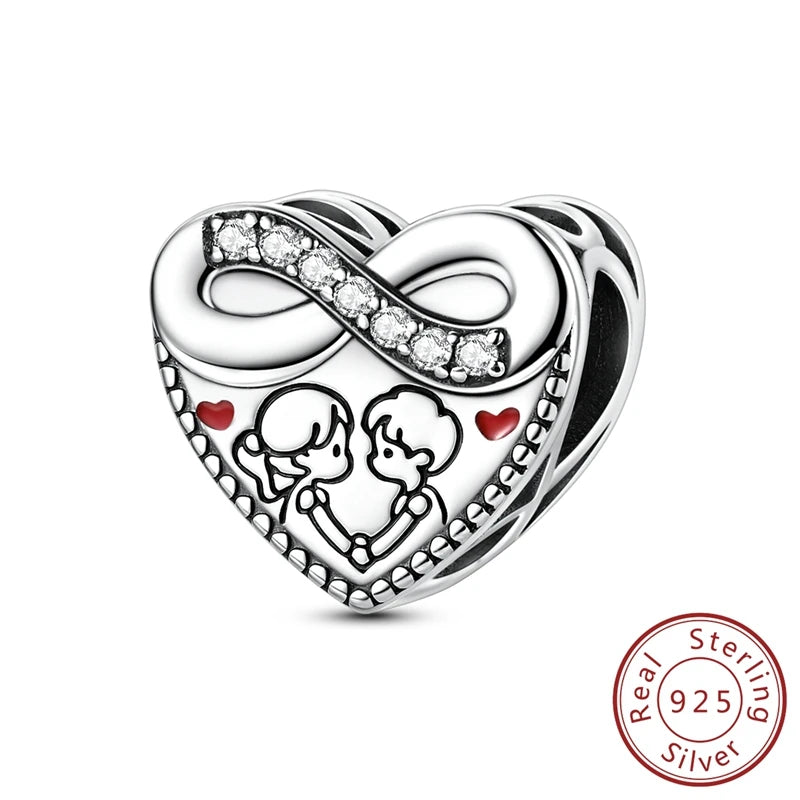 Elegant 925 Sterling Silver Turtle Pendant Beads for Bracelets KSC402