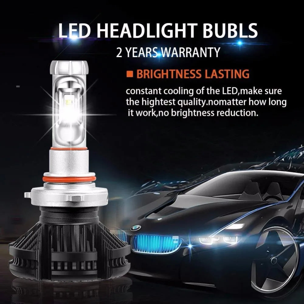 OVEHEL Car Light ZES H4 LED 3000K 6000K Headlights 50W H4 9003