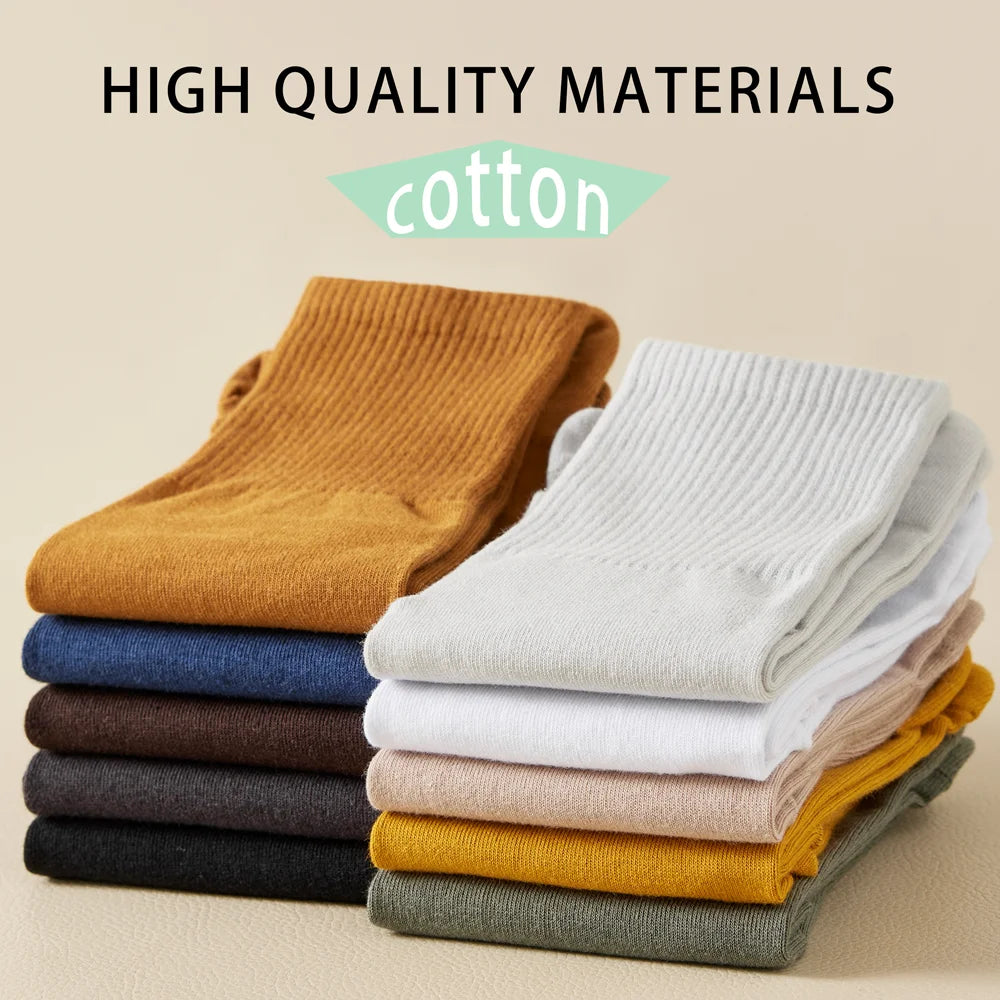 Men Cotton Toe Socks Moisture Wicking Odor Control