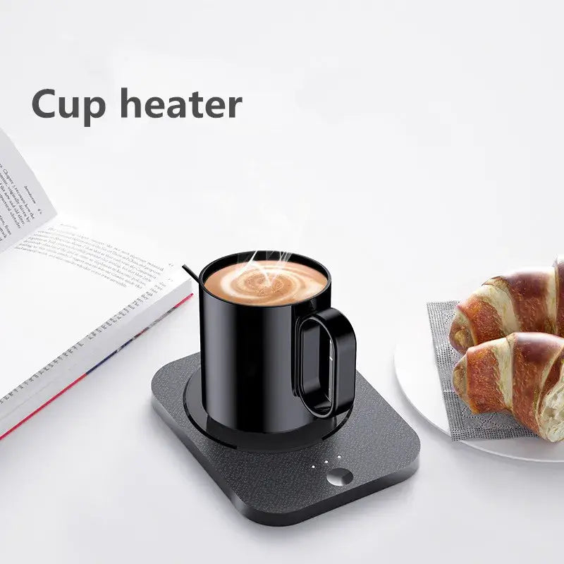 USB Cup Warmer Coffee Milk Tea Water Mug Heater Temperature Adjustable Heating Coaster For Home Office Winter