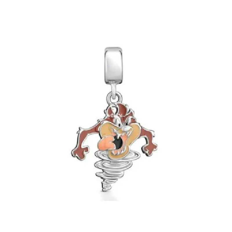 925 Sterling Silver Luggage Box Beads Rabbit Cat Pendant for DIY European Charm Bracelets Exquisite Zircon Jewelry