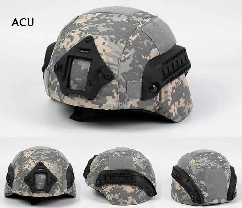 MICH2000 Helmet Cover Outdoor Sports Tactical Camouflage Gear FG