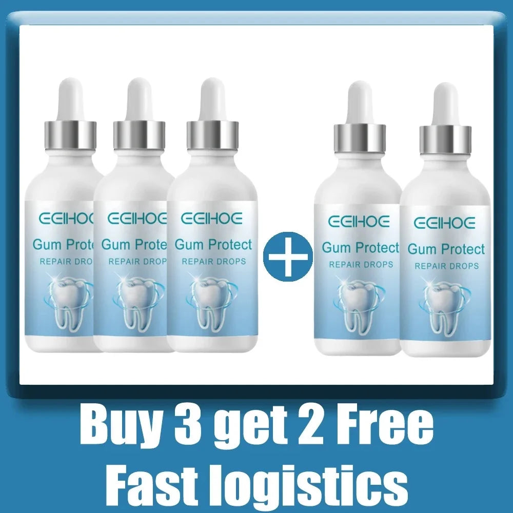 Rapid Repair Gums Serum Relieve Tooth Allergy Drops 5 PCS