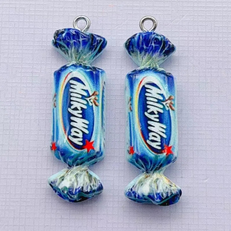 Cute Chocolate Candy Resin Charms For DIY Jewelry Making