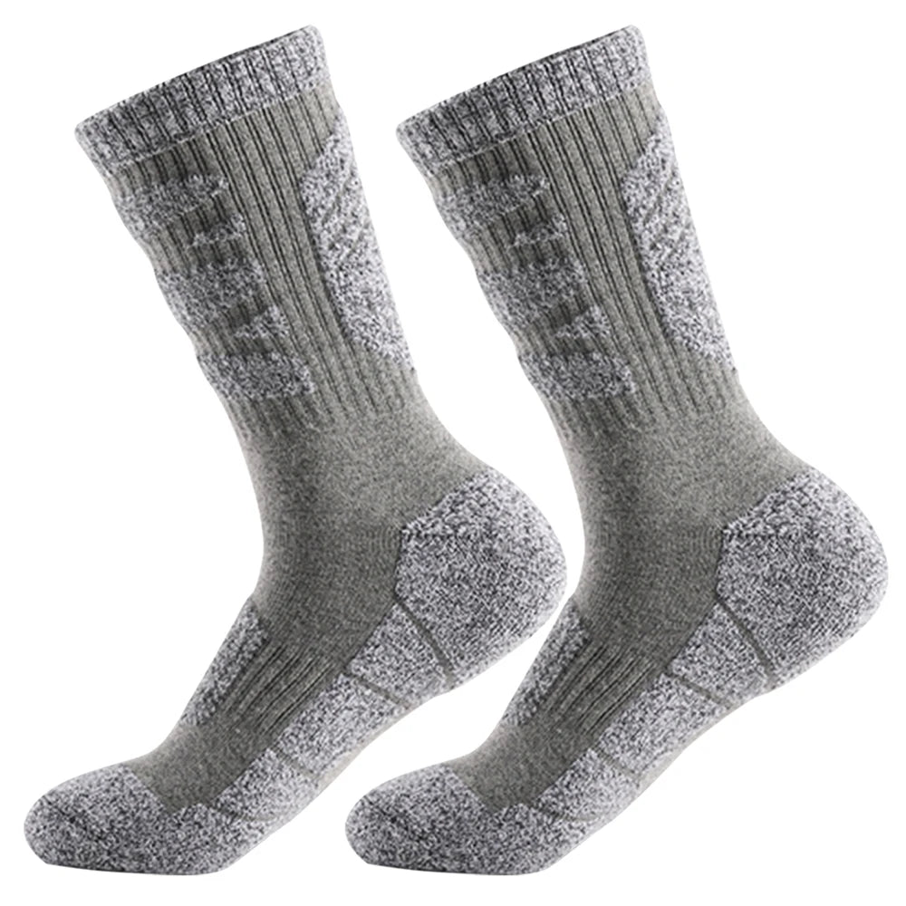 Thermal Thick Winter Hiking Socks Cotton Cushion Sole