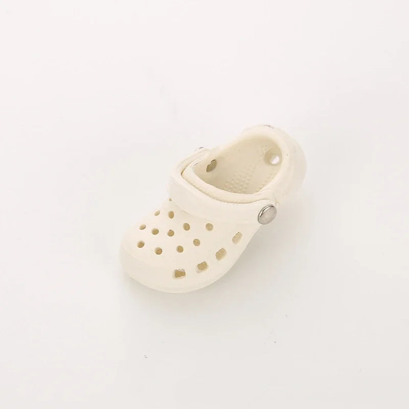 3D Mini Shoe Shape PVC Charms for Women Beach Bags and Sandals Fun DIY Decorations