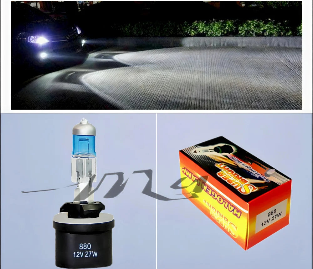MeiShangYang 27W H27 Halogen Car Fog Lights 12V White Yellow 3000K 5000K Headlight Bulbs