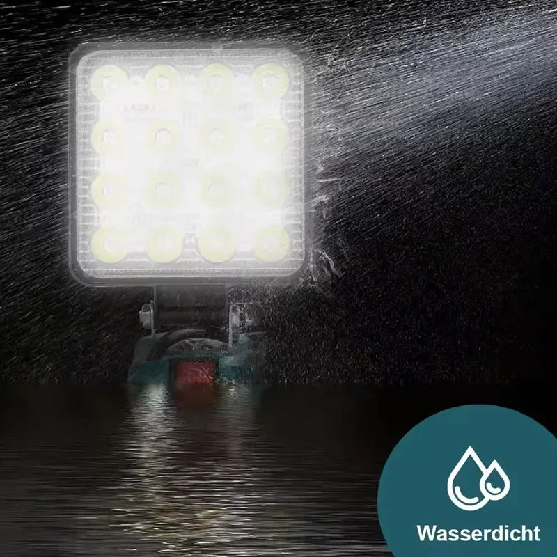 For Makita 14.4V 18V Li Ion Battery Lantern 3 Inch Cordless LED Work Light Camping Emergency Spotlight