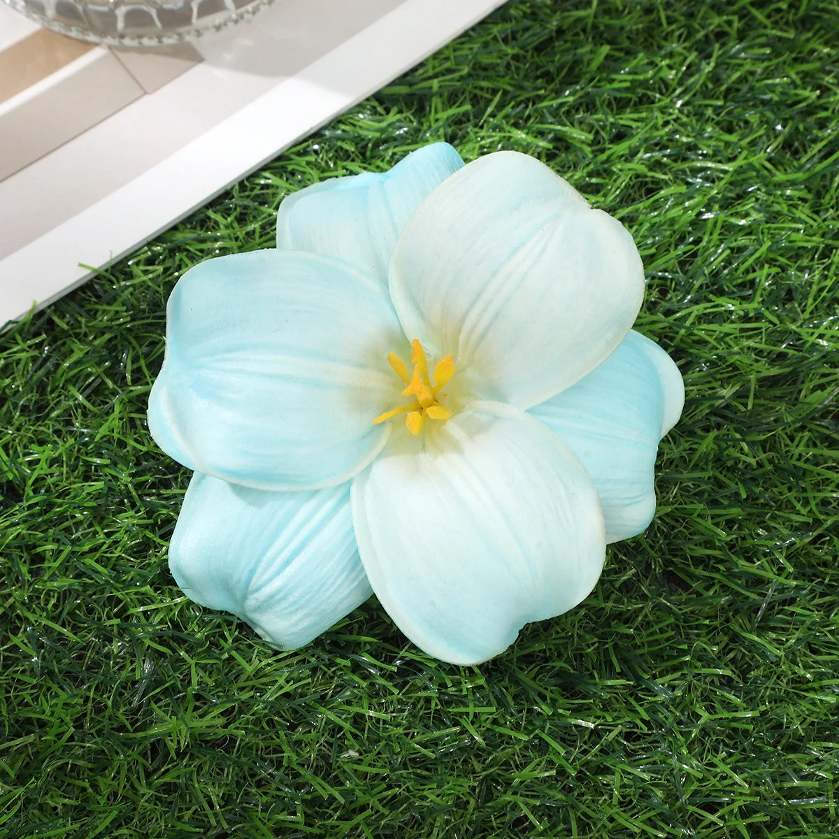 Awaytr Hawaiian Flower Hair Clip for Women and Girls - Romantic Bohemian Floral Side Bangs Accessory