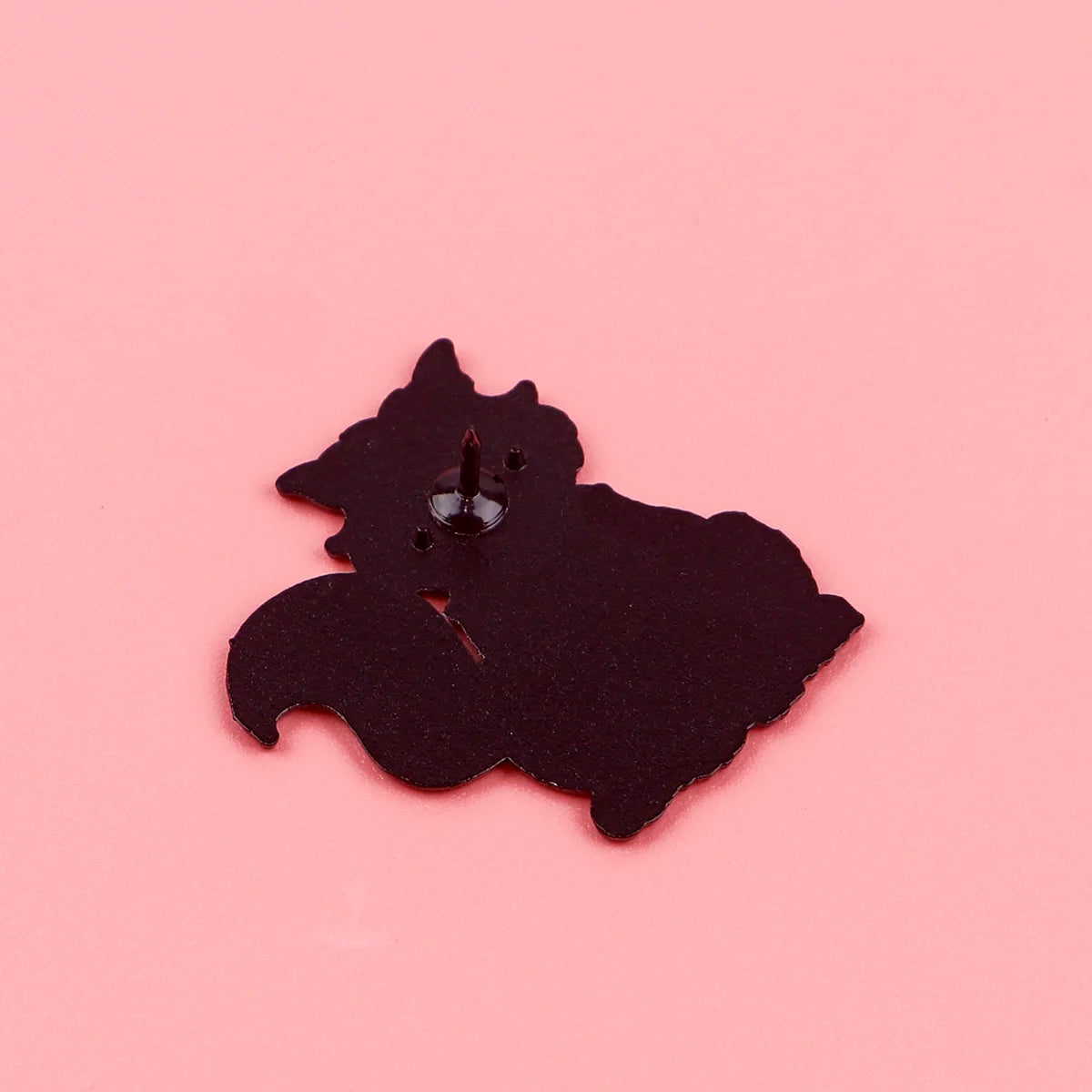 Charming Black Cat Enamel Pin Brooch for Backpacks and Clothing - Fun Cartoon Jewelry Gift for Kids