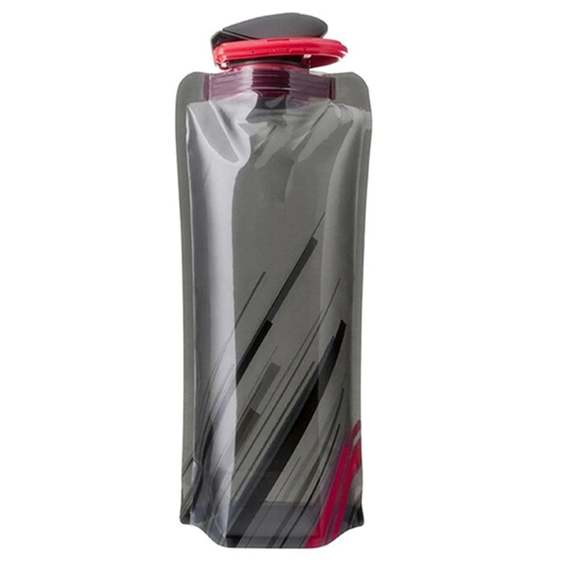 Foldable Reusable Travel Water Bottle With Carabiner