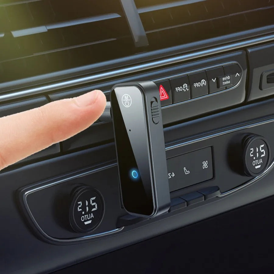 VAORLO 2 in 1 Wireless Bluetooth 5.3 Receiver Transmitter Adapter 3.5mm Aux for Car Music Audio Handsfree Headphones