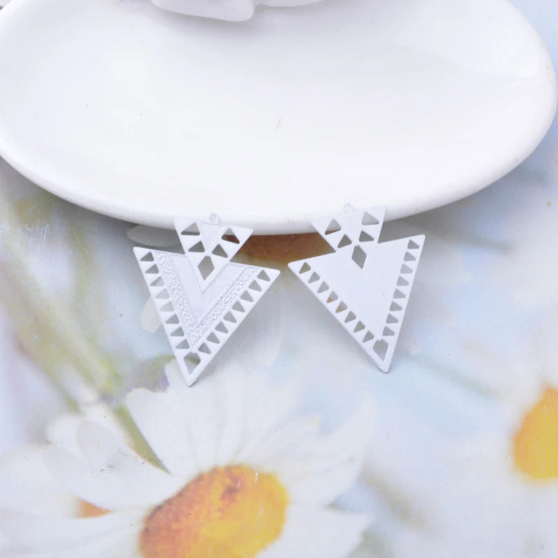 Brass Leaf Sunflower Waterdrop Charms Set for DIY Jewelry Making