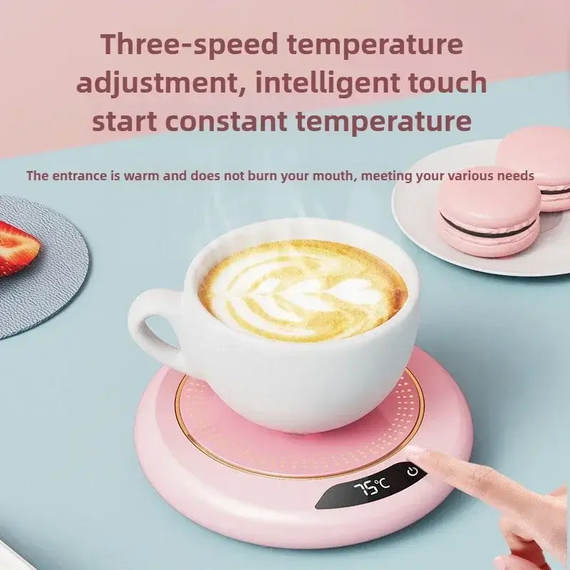 USB Cup Warmer Coffee Mug Heating Coaster With 3 Settings