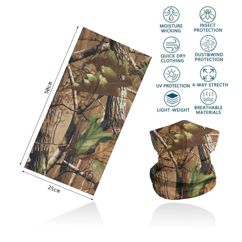 Camo Hunting Tactical Magic Bandana Camouflage Neck Gaiter CM168 25X50cm CHINA