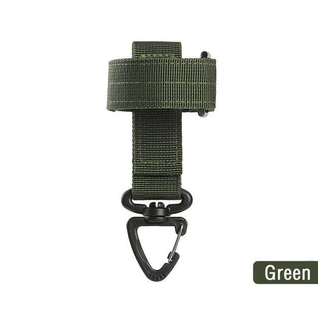 Mountaineering Buckle Outdoor Keychain Tactical Gear Clip Green