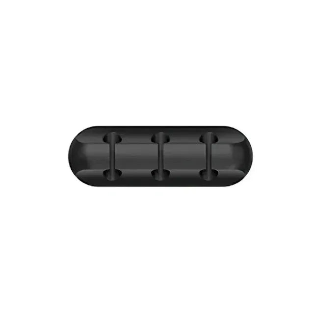 Silicone USB Cable Organizer Clips Self Adhesive Wire Winder for Headset Mouse Keyboard iPhone Huawei