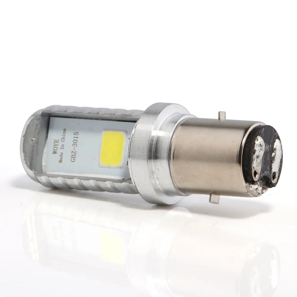 H4 H6 BA20D LED Motorcycle Headlight 6000K HiLo COB 12V