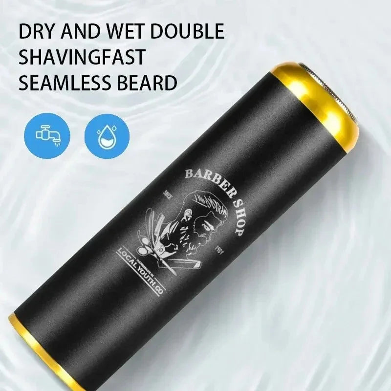 USB Men's Face Shaver Waterproof Mini Portable Razor For Travel