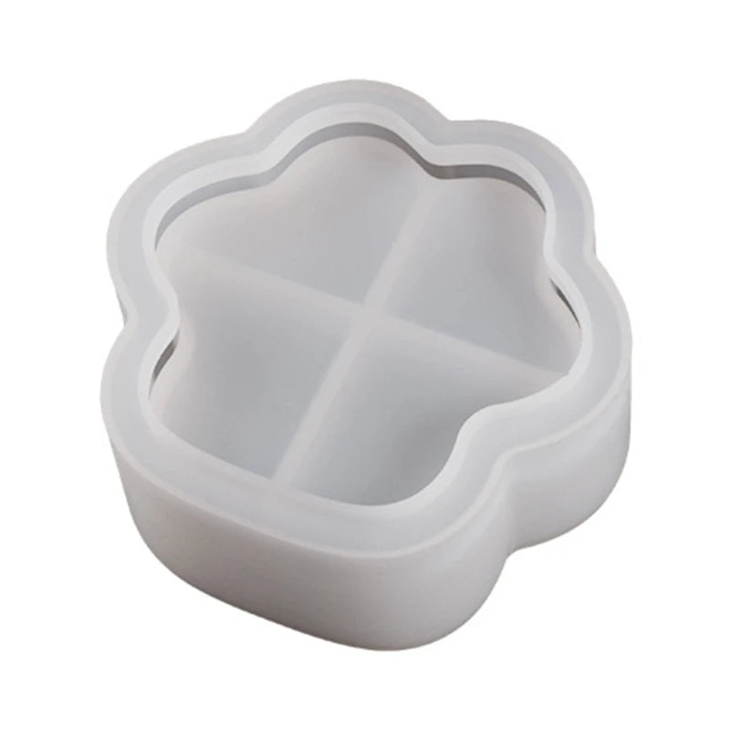 3D Cat Paw Silicone Mold for DIY Epoxy Resin Jewelry Storage Box