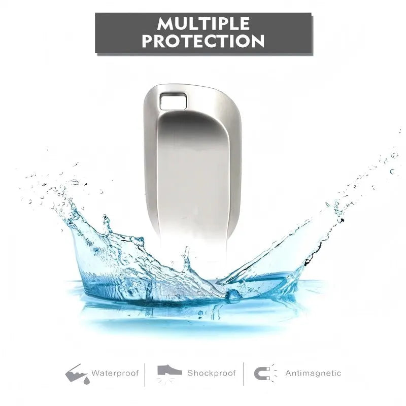Metal Rod USB Flash Drive 3.0 High Speed 128GB 64GB 32GB 16GB 8GB Waterproof Creative Pendrive with Free Stick Pen