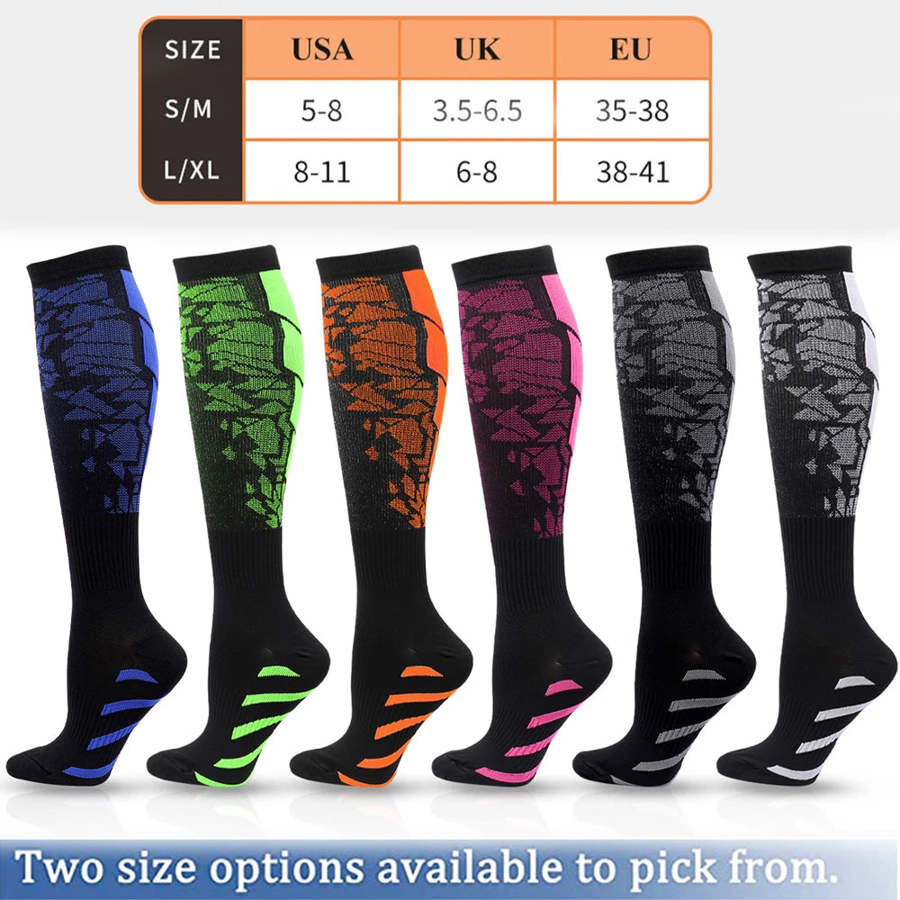 Compression Running Socks For Travel Pregnancy Edema Relief