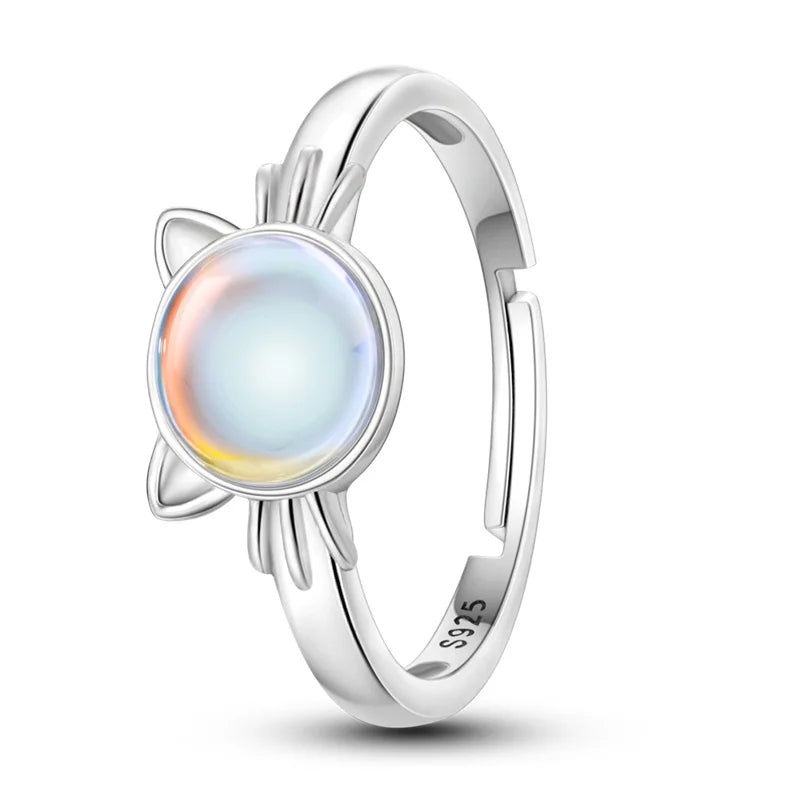 Zircon Diamond 925 Sterling Silver Women's Ring Elegant Fine Jewelry KTR098