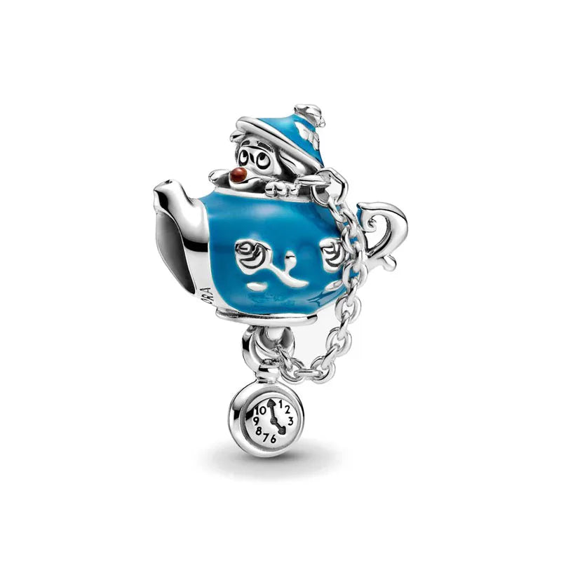 Exquisite 925 Silver Elephant Dog Bead Fish Pig Pendant for DIY European Bracelet Jewelry
