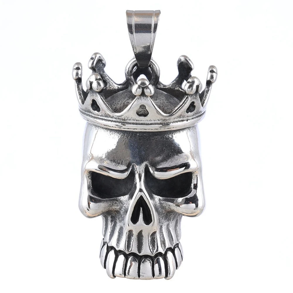 Viking Warrior Helmet Pendant Stainless Steel Eagle Cross Jewelry