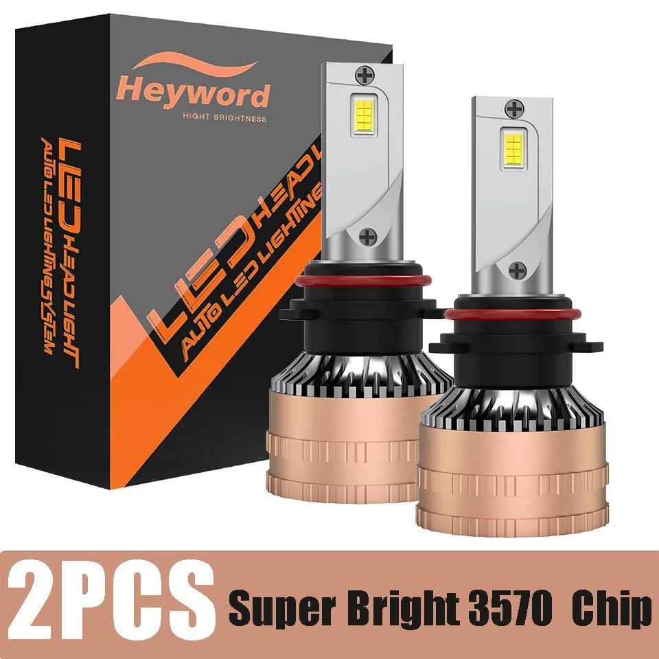 Heyword 300W 6000K LED Headlight Kit Universal Fit Car