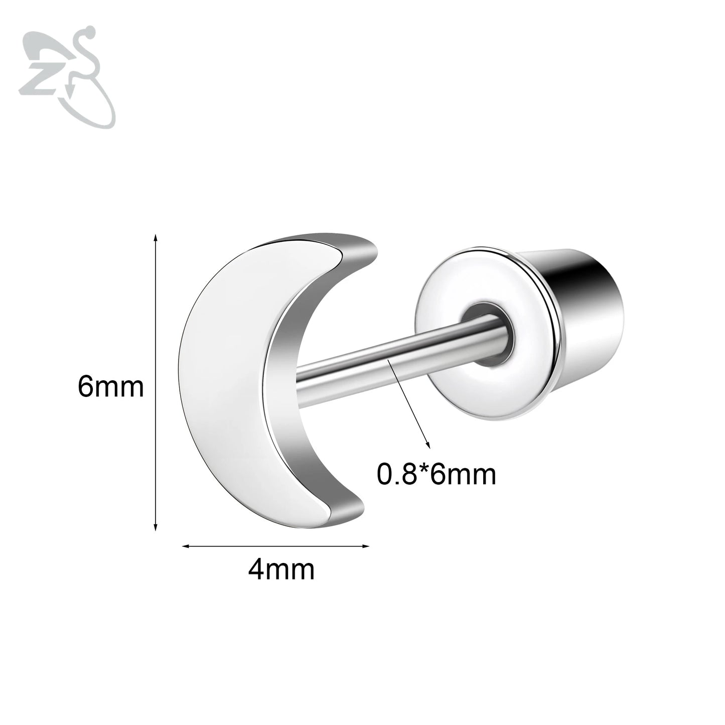 Charming Stainless Steel Flower Butterfly Stud Earrings for Children and Women