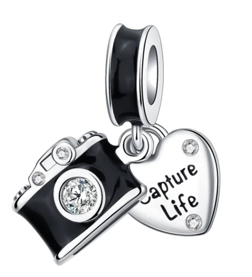 Original 925 Sterling Silver Magic Cube Charm Bead Pendant with Zircon for Bracelet and Necklace Jewelry