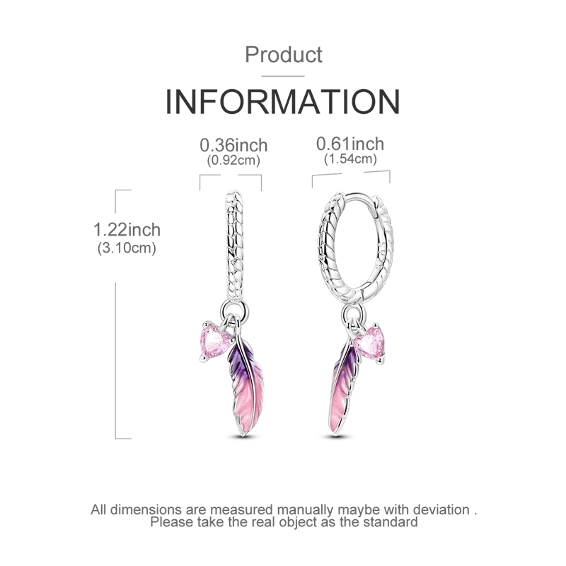 Original 925 Sterling Silver Tassel Earrings for Women Zircon Sparkling Pave Hoop Studs Anniversary Jewelry Gift KTE465
