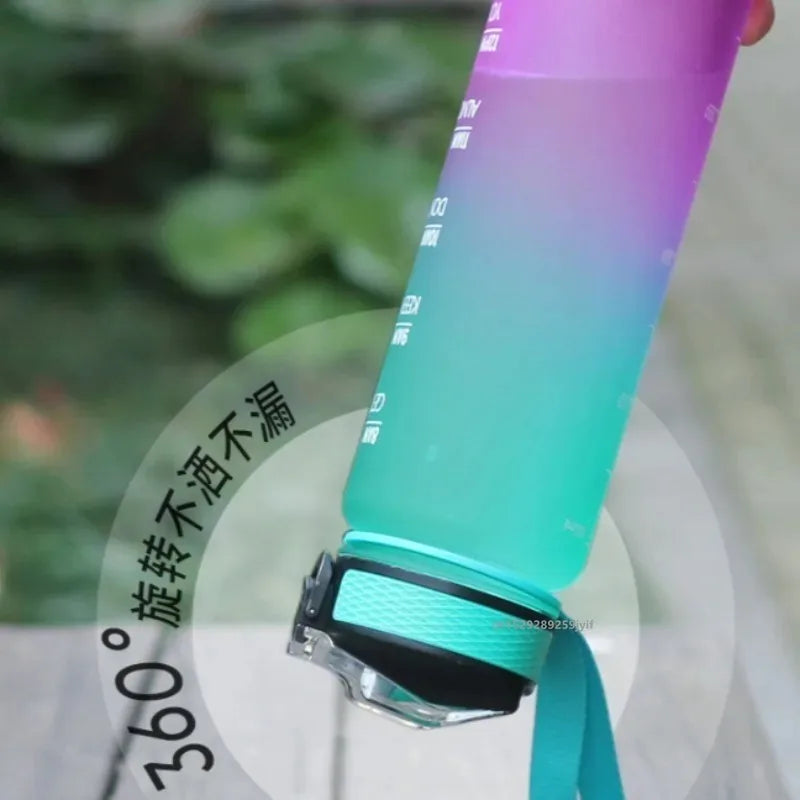 1L Leakproof Sport Water Bottle For Travel Fitness Cycling