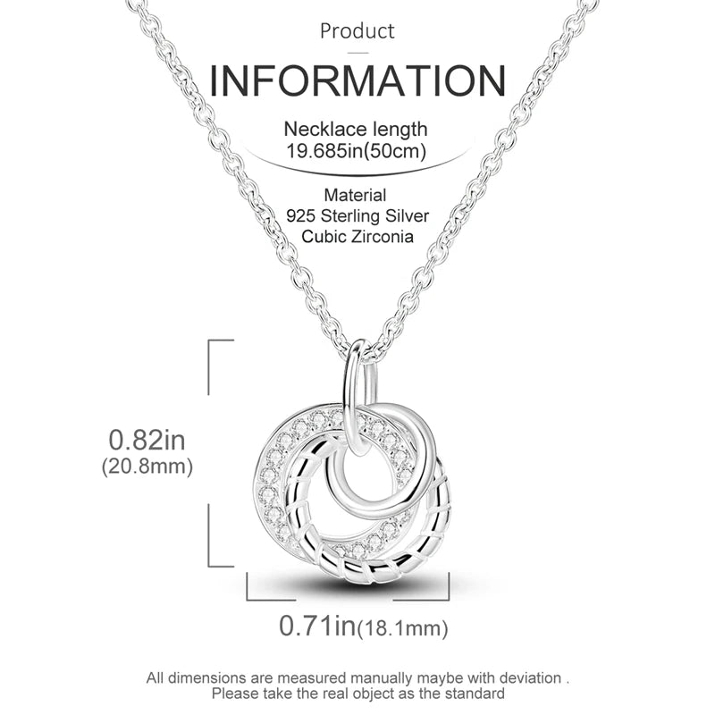 925 Sterling Silver Heart Chain Necklace for Women with Luxury Dog Paw Design Jewelry Gift KTN008