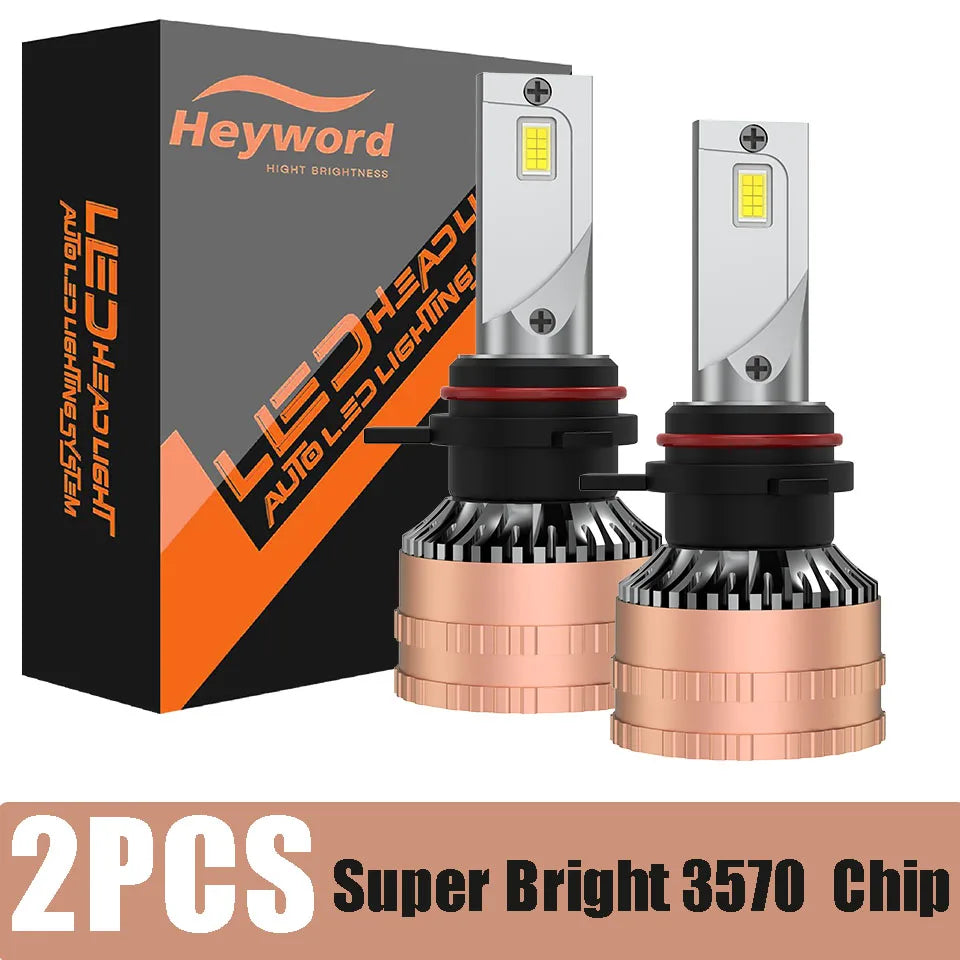 Heyword 300W 6000K LED Headlight Kit Universal Fit Car