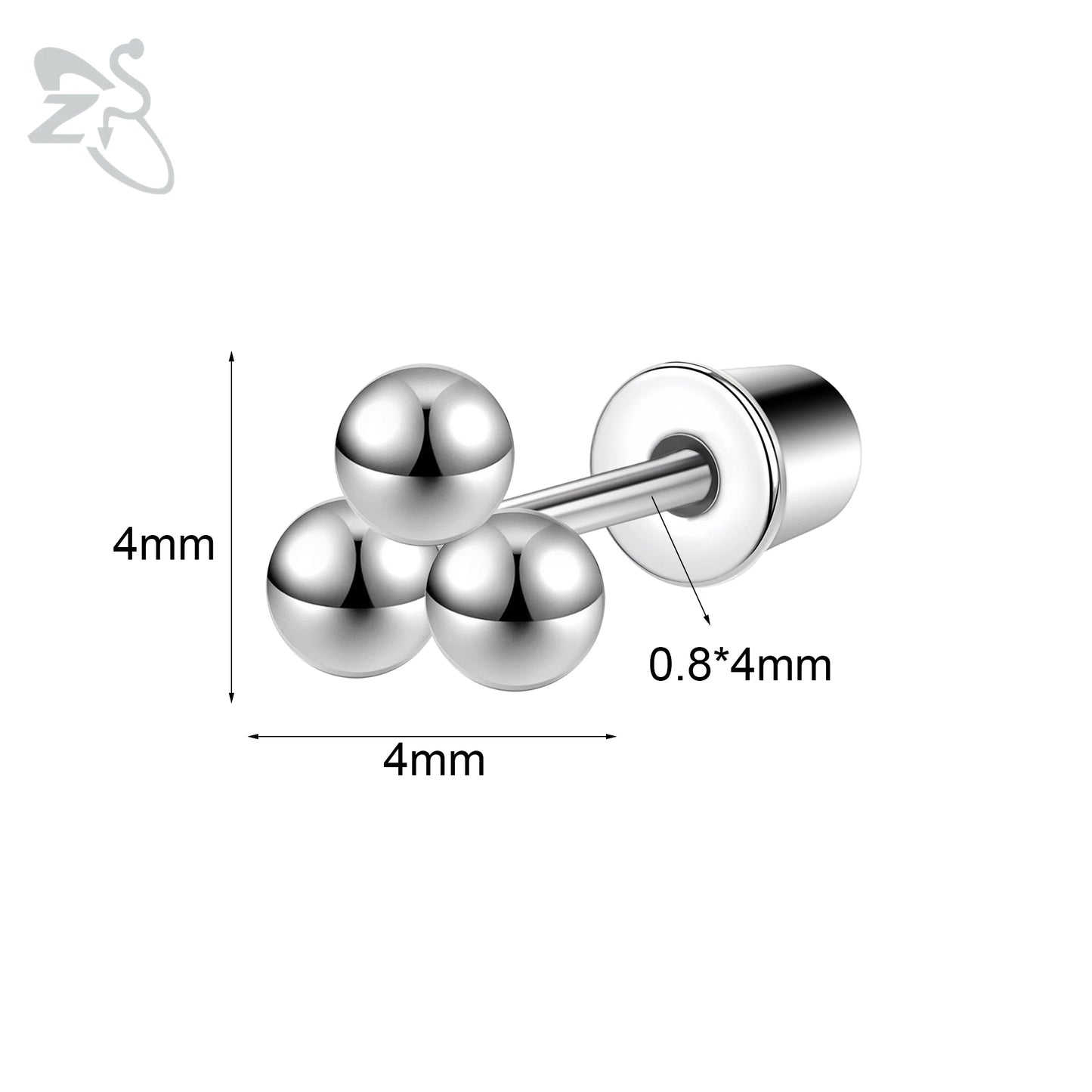 Charming Stainless Steel Flower Butterfly Stud Earrings for Children and Women