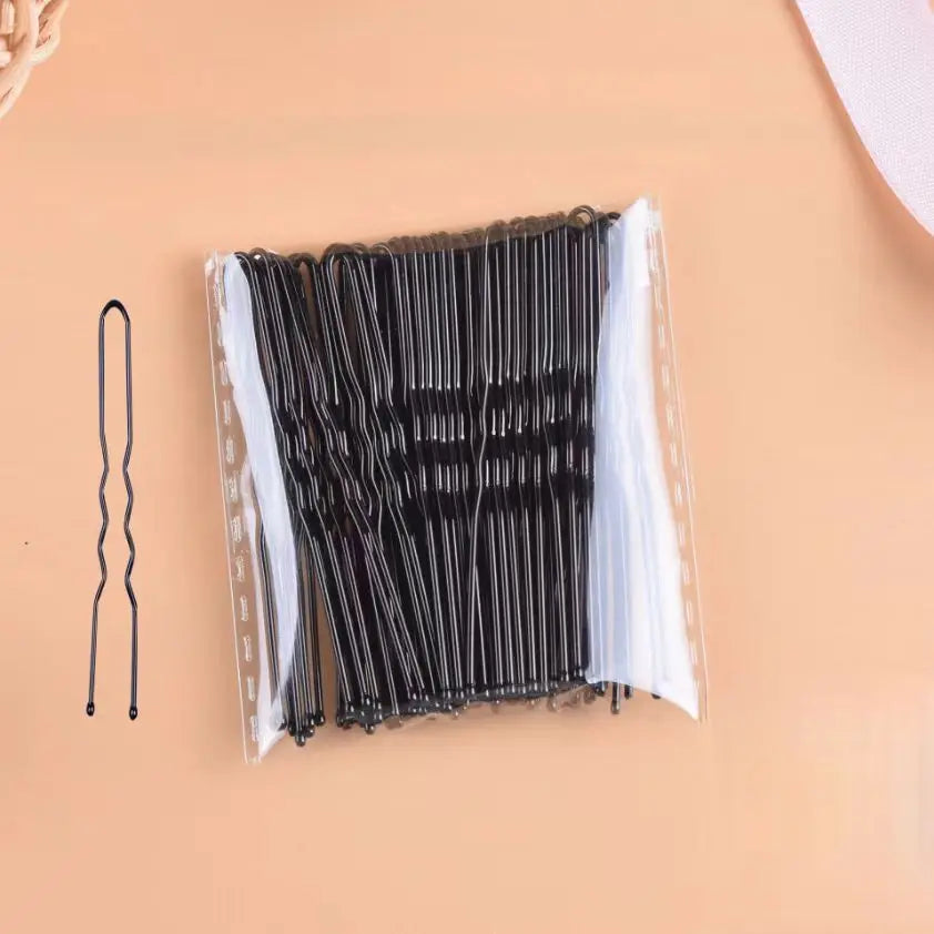 Elegant U Shaped Hairpins Set for Bridal and Fashion Hair Styling