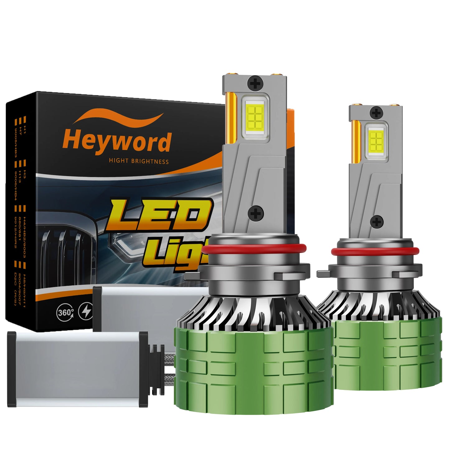 Heyword Canbus 4300W LED 6000K H7 H4 H11 HB3 HB4 9005 9006