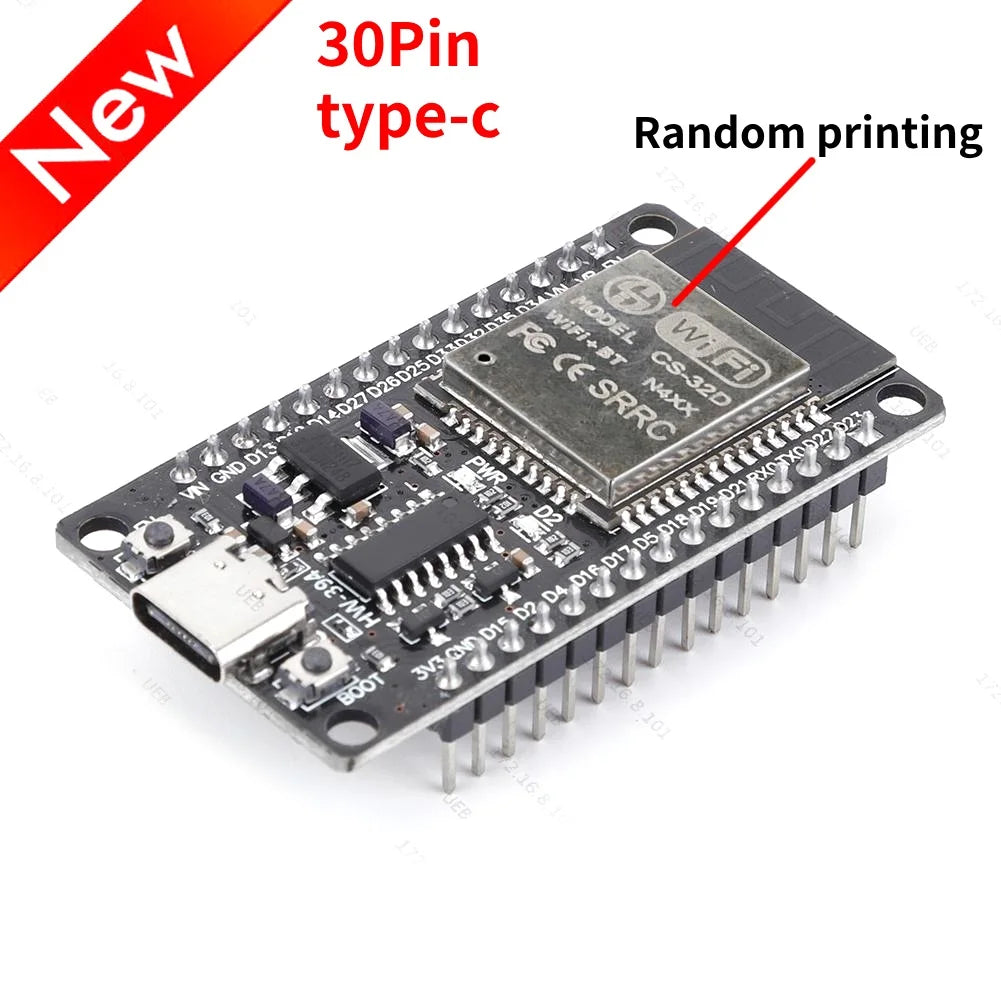 ESP32 Development Board Wireless WiFi Bluetooth Module Ultra Low Power Dual Core 30Pin for Smart Home Applications