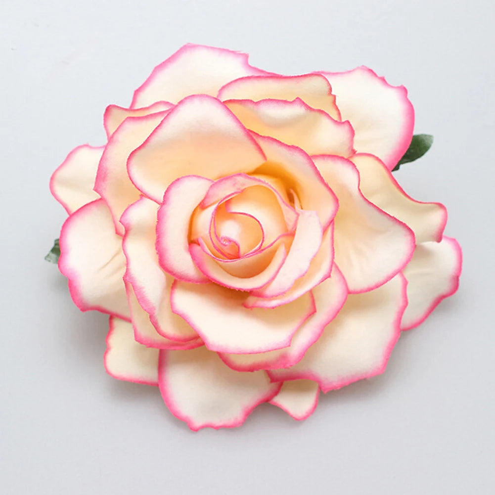 Bohemian Rose Floral Hairpin for Weddings and Beach Getaways