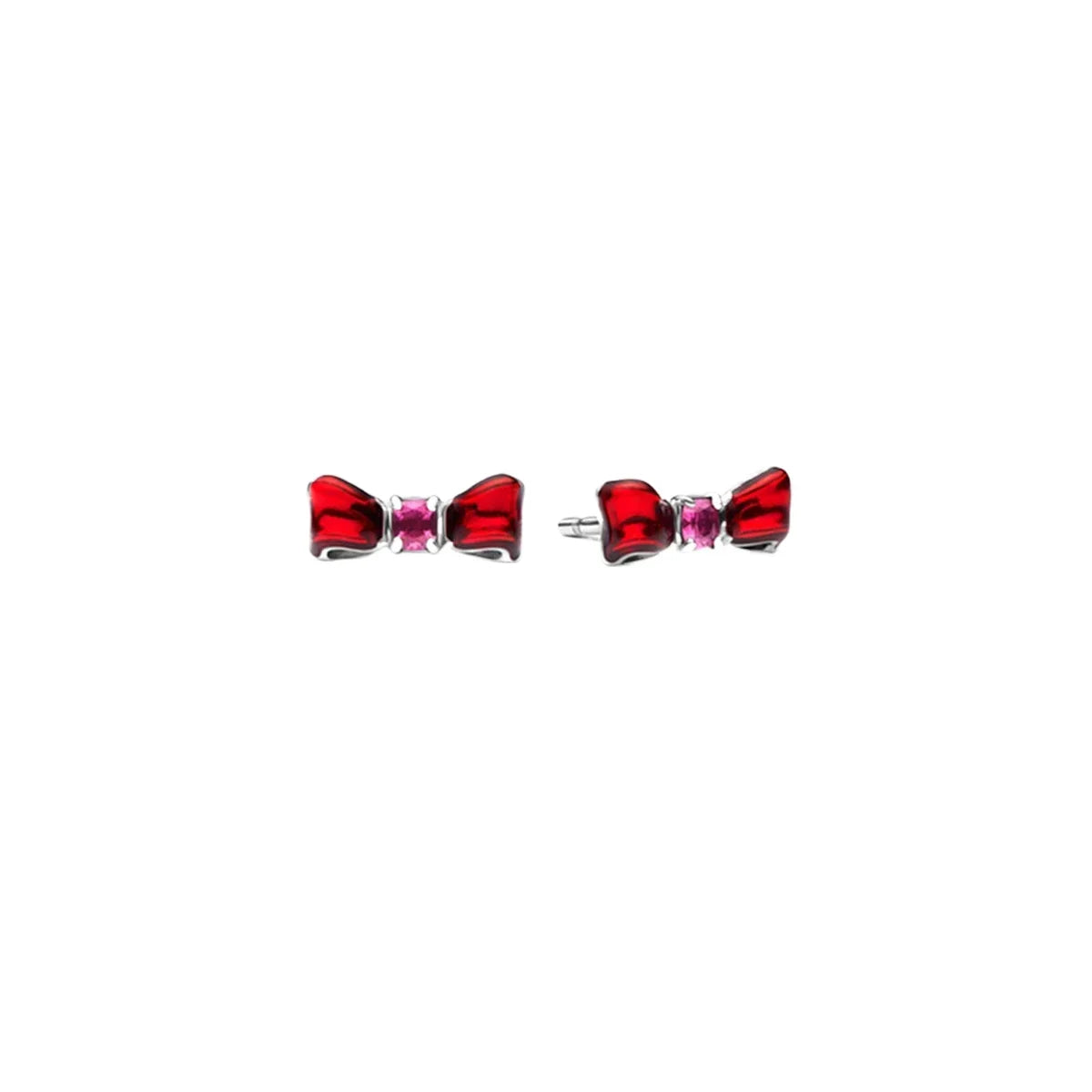 925 Sterling Silver Colorful Zircon Bow Tie Jewelry Set for Women Elegant DIY Fine Gift