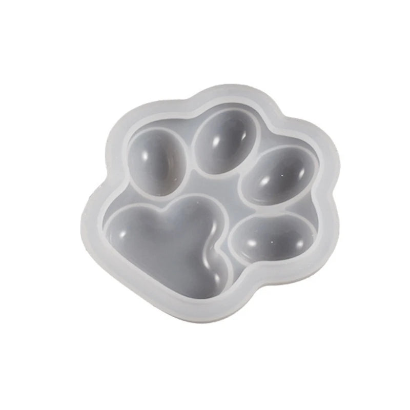 3D Cat Paw Silicone Mold for DIY Epoxy Resin Jewelry Storage Box