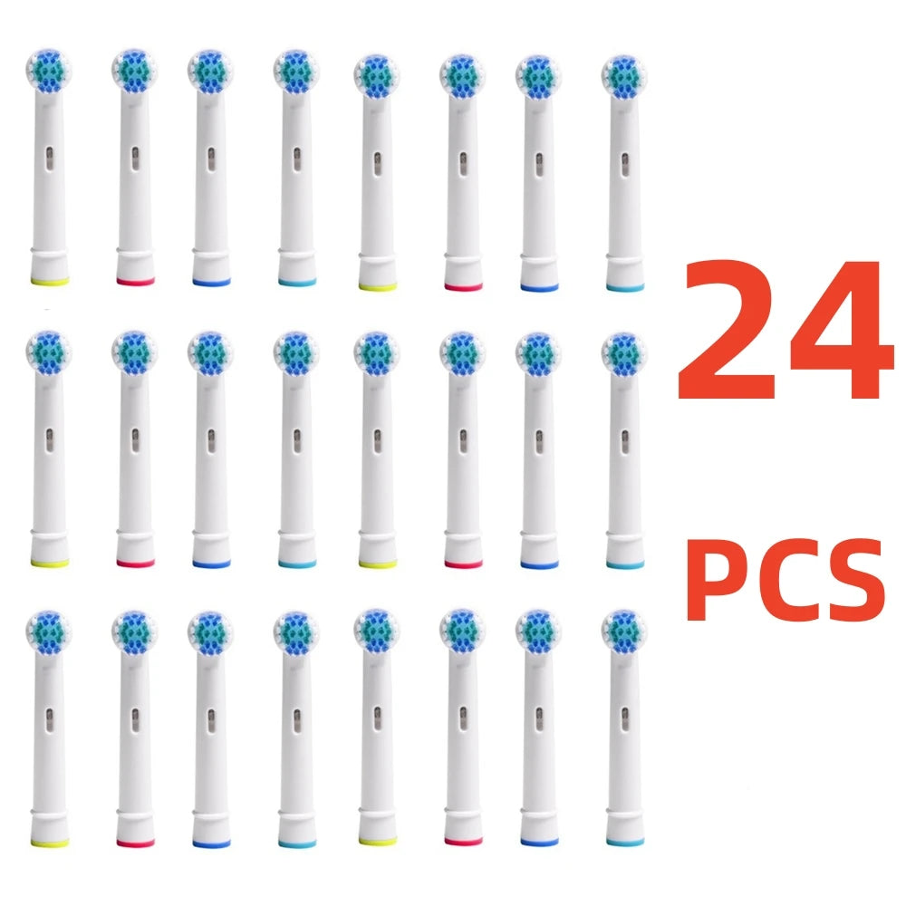 Replacement Brush Heads 24pcs Compatible with Oral-B Electric Toothbrush Heads 24 Pcs