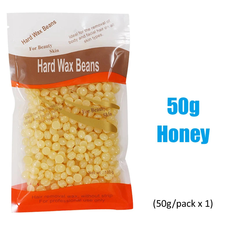 Painless Hard Wax Beans for Body and Face Hair Removal 300g 200g 50g