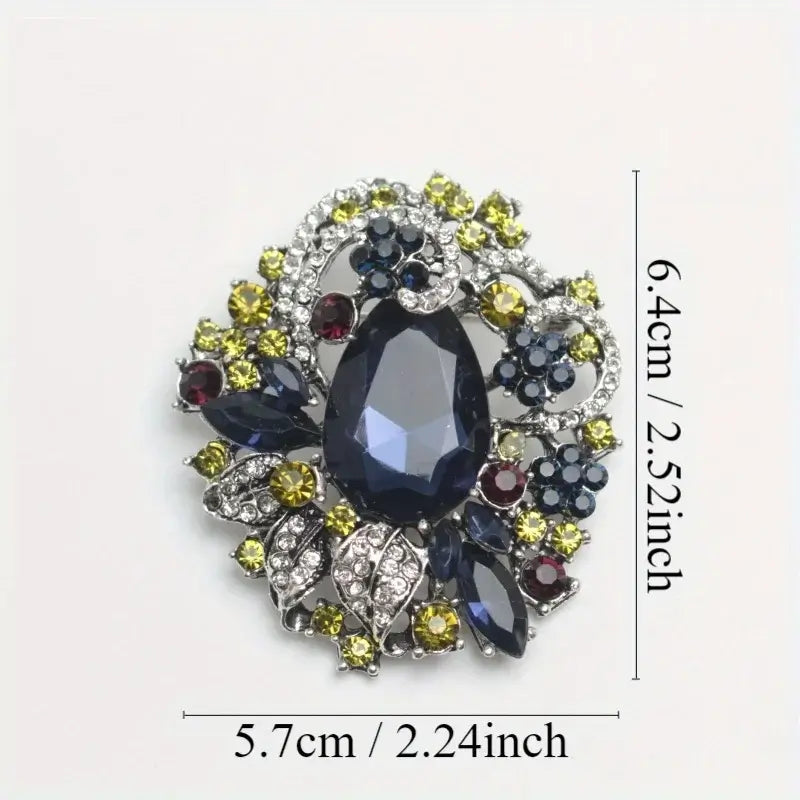 Bohemian Crystal Luxury Classic Rhinestone Brooch All Match B0-4-152