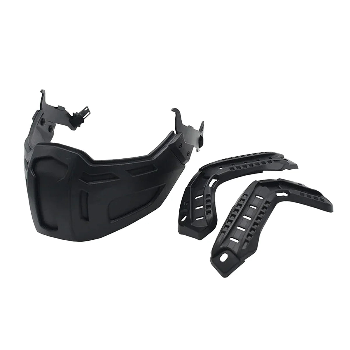 New Tactical FAST Helmet Half Face Mask for Airsoft Gear BK Mask