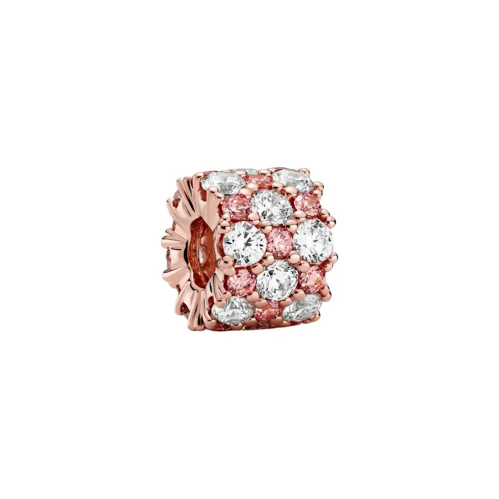 Rose Gold Butterfly Lock Key Charms Beads for DIY Jewelry Making F680