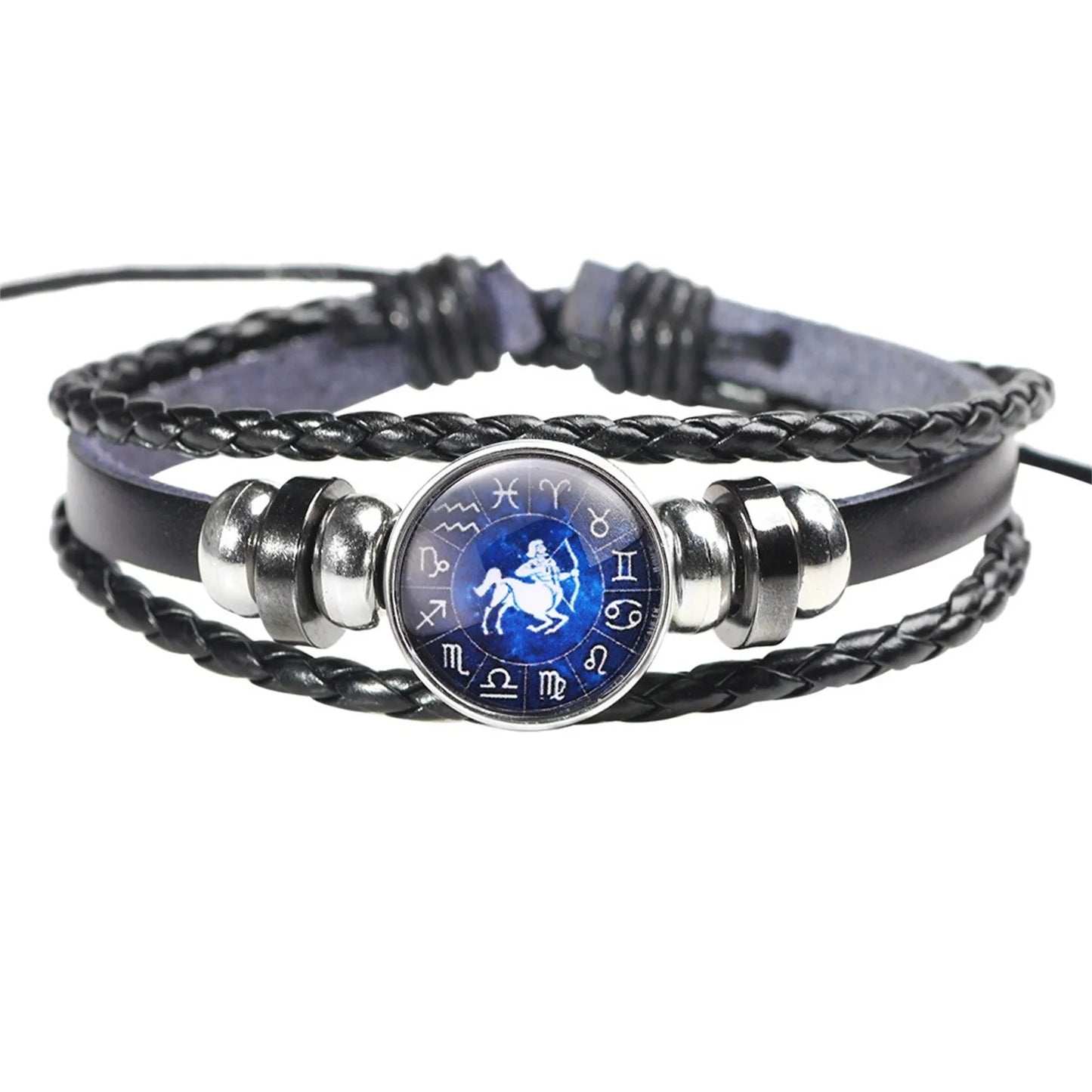 Zodiac Constellation Jewelry Set with Digital Watch and ID Bracelet