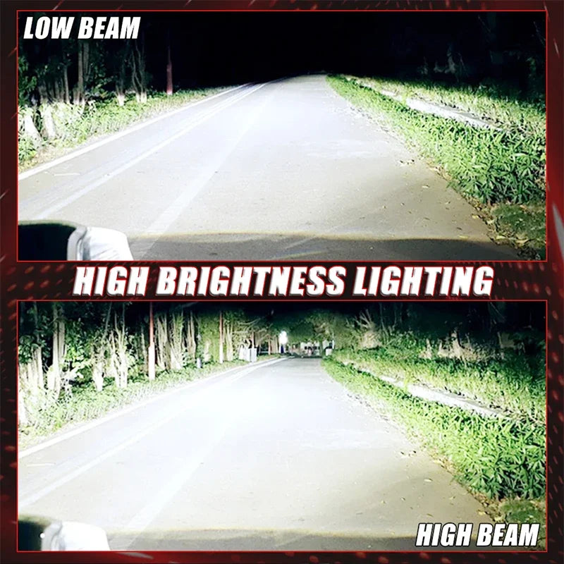 Ultra-Bright 600000 Lumens H4 H1 H11 LED Headlight Bulbs 6500K Turbo 7535 CSP for All Cars